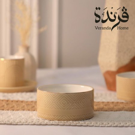 طقم 6 صحون مكسرات بورسلان