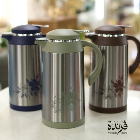 تيرموس قهوة معدن فضي