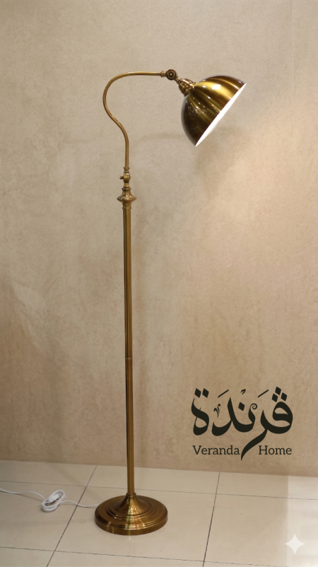 اضاءة جانبية معدن باللون الذهبي