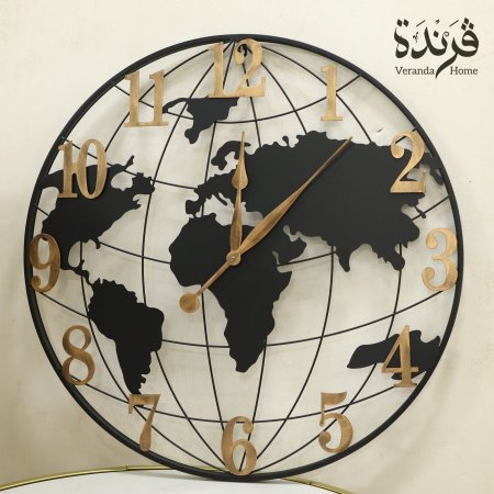 ساعة حائط معدن 75سم