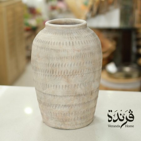 مزهرية بورسلان جرة حجر