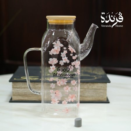 ابريق زجاج مورد