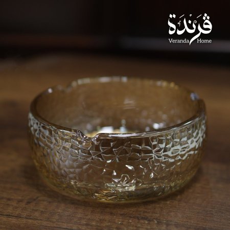 متكة زجاج مثلج باللون العسلي