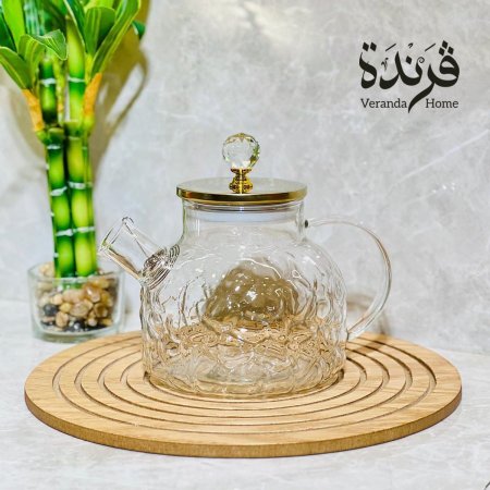 ابريق شاي زجاج 1000 مل حراري