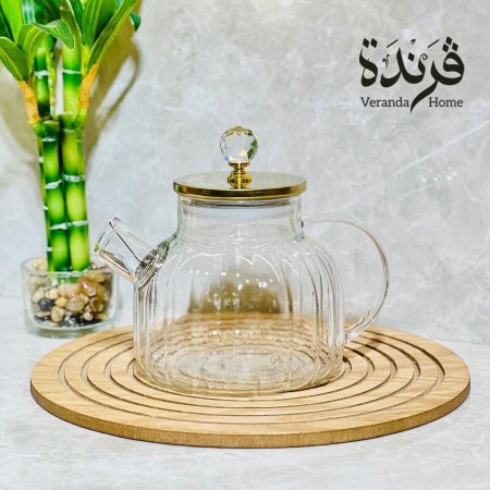 ابريق شاي زجاج 1000 مل حراري