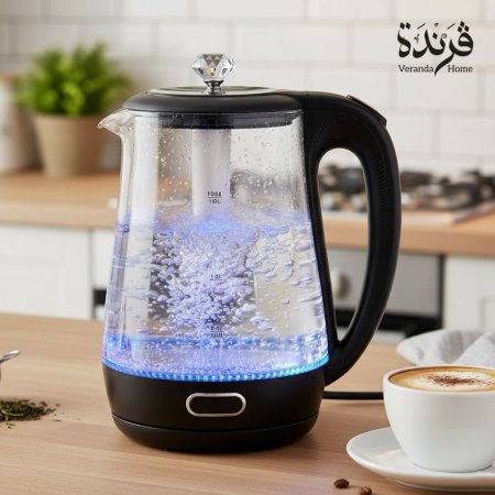 ابريق تسخين Crest زجاج