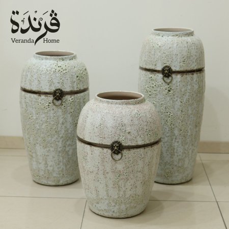 مزهريات حجر بيج  حجم كبير