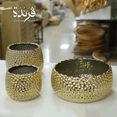 قوار بورسلان ذهبي