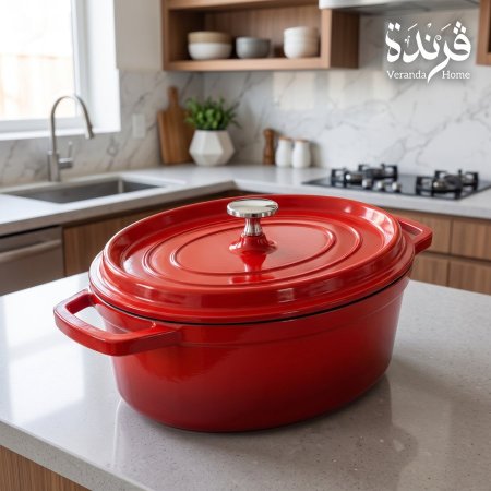 طنجرة بايركس كوليناري سكب بيضاوي 30 سم