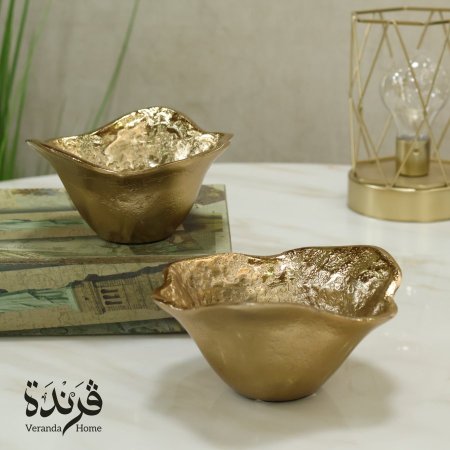 طقم 6 صحون معدن هندي