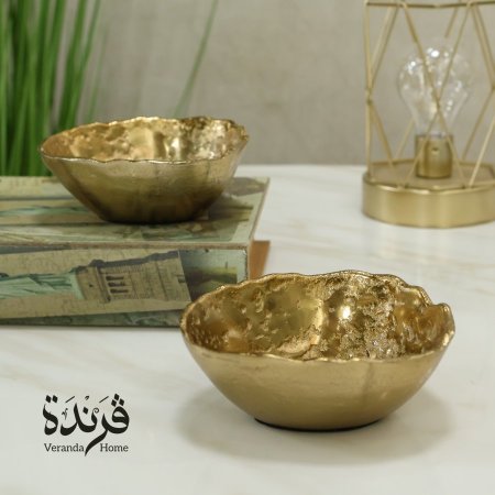 طقم 6 صحون معدن هندي